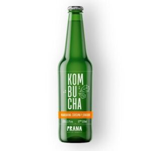 Kombucha Mandarina, cúrcuma y jengibre 330ml - PRANA