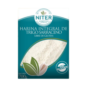 Harina Integral de Trigo Sarraceno Sin Gluten 700grs - NITER