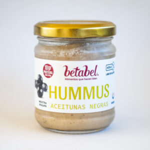 Hummus Aceitunas Negras 175grs - Betabel