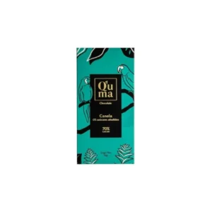 Chocolate con Canela 70% Cacao Sin Azúcar - Q´uma