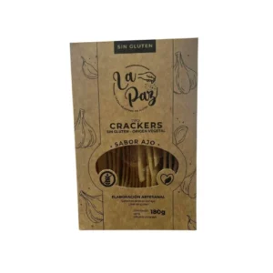 Galletas de Ajo Sin Gluten 180grs - La Paz