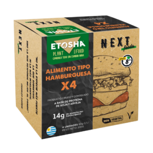 Hamburguesa Next Foods x4 - ETOSHA