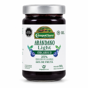 Mermelada de Arándanos Ligth 360grs - Campo Claro