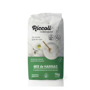 Mix de Harinas Vegano 1 kilo Sin Gluten - Riccoli