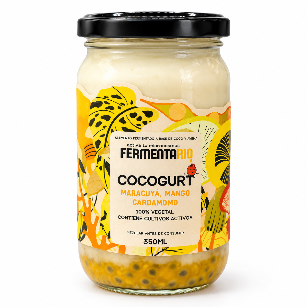 Cocogurt Maracuyá, Mango y Cardamomo Fermentario 350ml
